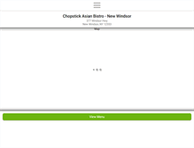 Tablet Screenshot of chopstickasianbistrony.com